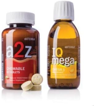 doTERRA进口代理批发 doTERRA A2Z 咀嚼片/IQ 超级套装 - 享受 Omega-3、全食物营养素、维生素和矿物质