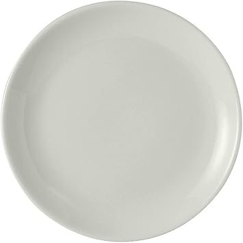 Tuxton进口代理批发 Tuxton China BPA-0904 盘子，直径 9 英寸，圆形，窄边，可用于微波炉和洗碗机，适用于烤箱，完全玻璃化，TuxCare，医疗保健，瓷白色，12 件装