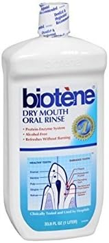 Biotene进口代理批发 Biotene 干口漱口水 33.80 盎司（4 件装）