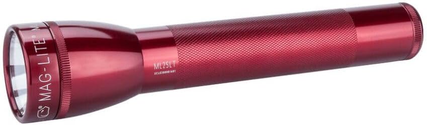 MagLite进口代理批发 MagLite 3C 电池 LED 闪光灯，红色