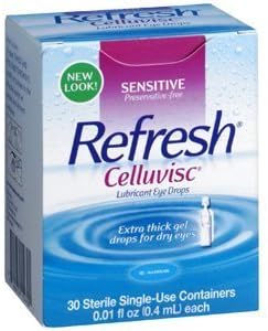 Refresh进口代理批发 ALLERGAN PHARMACEUTICALS REFRESH CELLUVISC 眼部凝胶 30