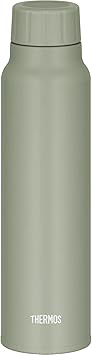 THERMOS进口代理批发 Thermos FJK-750 KKI 隔热碳酸饮料瓶，25.5 液量盎司（750 毫升），卡其色，保冷器