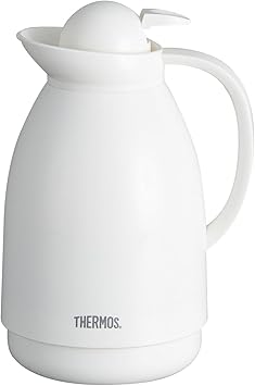 酷牌库|商品详情-THERMOS进口代理批发 Thermos 34OZ WHT 玻璃水瓶，1 件装，白色