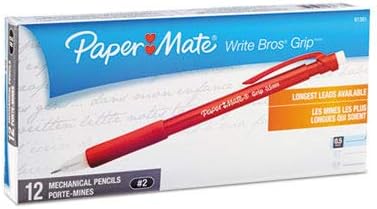 Paper Mate进口代理批发 Sanford 61381 Write Bros Grip 机械 Pncl，0.5 毫米，多种，一打