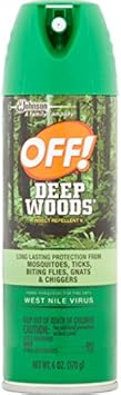 OFF!进口代理批发 离开！ Deep Woods 驱虫剂，6 盎司气雾剂，11 件装