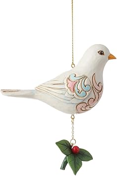 酷牌库|商品详情-Enesco进口代理批发 Enesco Jim Shore Heartwood Creek Nature's Meadow Dove 悬挂装饰品，4.06 英寸，多色