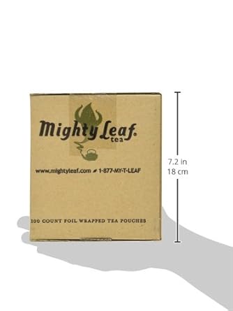 酷牌库|商品详情-Mighty Leaf进口代理批发 Mighty Leaf 有机烘焙绿茶，100 袋茶包