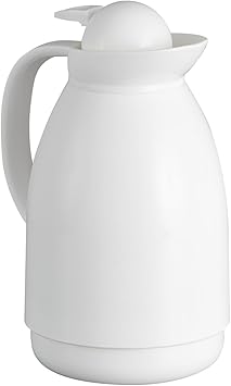 酷牌库|商品详情-THERMOS进口代理批发 Thermos 34OZ WHT 玻璃水瓶，1 件装，白色