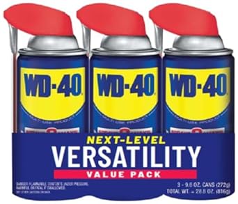 WD-40进口代理批发 WD-40 多用途产品，带智能吸管喷雾 2 种方式，9.6 盎司（3 件装）