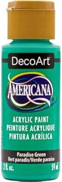 DecoArt进口代理批发 DecoArt 12010414 Americana 2.0 液量盎司（59 毫升）DA414 天堂绿