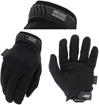 酷牌库|商品详情-Mechanix Wear进口代理批发 Mechanix Wear - 细蓝线隐蔽战术手套 XL，黑色