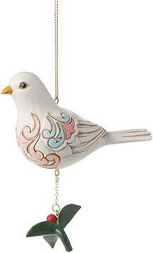 酷牌库|商品详情-Enesco进口代理批发 Enesco Jim Shore Heartwood Creek Nature's Meadow Dove 悬挂装饰品，4.06 英寸，多色