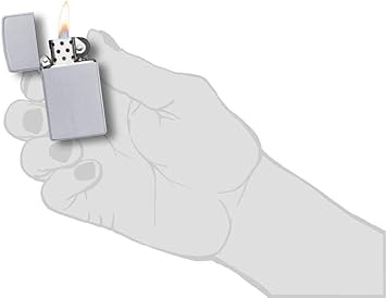 酷牌库|商品详情-Zippo进口代理批发 Zippo 超薄拉丝镀铬防风打火机 - 1605