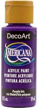 DecoArt进口代理批发 DecoArt Americana 丙烯酸漆 2 盎司-紫色鸢尾花