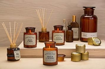 酷牌库|商品详情-Paddywax进口代理批发 稻蜡蜡烛 Apothecary Collection 芦苇扩散器套装，香根草和小豆蔻