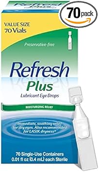 Refresh进口代理批发 Refresh Plus 持久缓解滴眼液一次性小瓶（70 支）