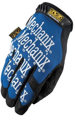 Mechanix Wear进口代理批发 Mechanix Wear MG-03-011 氨纶和橡胶力学手套，带钩环袖口，原装全指合成皮革，超大号，蓝色