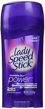 酷牌库|商品详情-Lady Speed Stick进口代理批发 Lady Speed Stick 止汗除臭剂，隐形干燥，野生小苍兰 2.30 盎司