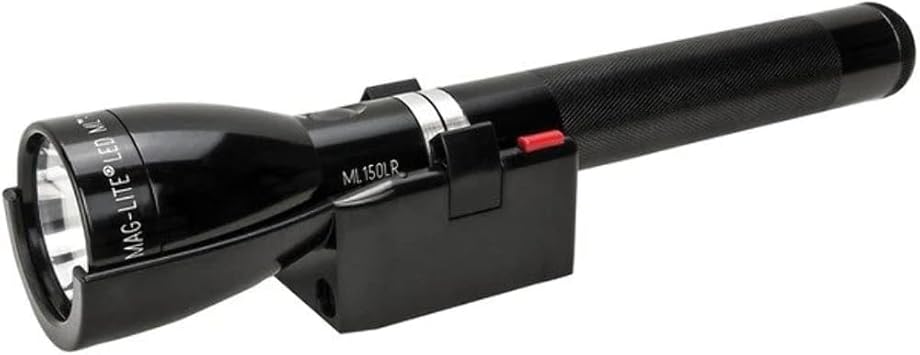 MagLite进口代理批发 Maglite，带底座的 LED Mag 充电器，黑色