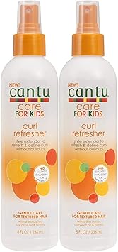 Cantu进口代理批发 Cantu Care For 儿童卷发清爽剂 8 盎司（236 毫升）（2 包）