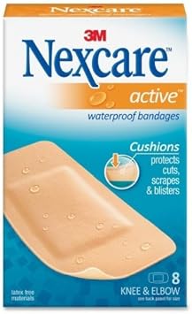 Nexcare进口代理批发 Nexcare 菱形膝盖/肘部绷带 - 1.12" x 4" - 8/包 - 米色