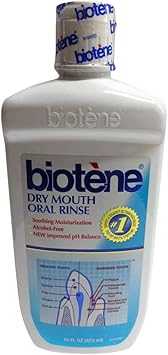 Biotene进口代理批发 Biotene 口干漱口水，新鲜薄荷 16 盎司（11 件装）