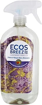 ECOS进口代理批发 ECOS 薰衣草香草织物清新除臭喷雾，20 盎司