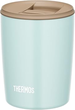 THERMOS进口代理批发 Thermos JDP-300 LB 带盖真空保温杯，10.1 液量盎司（300 毫升），浅蓝色