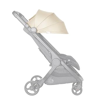 Ergobaby进口代理批发 Ergobaby Metro+ 紧凑型城市伞婴儿车配件：UPF-50 遮阳伞、奶油色