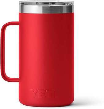 酷牌库|商品详情-YETI进口代理批发 YETI Rambler 24 盎司马克杯，真空隔热，不锈钢，带 MagSlider 盖