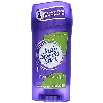 Lady Speed Stick进口代理批发 Lady Speed Stick 隐形干爽止汗除臭剂，清新粉 - 2.3 盎司 - 4 包