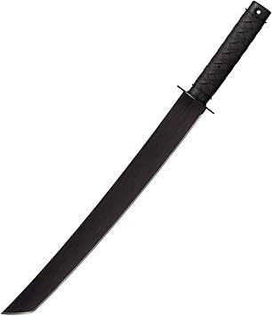 Cold Steel进口代理批发 Cold Steel 战术 Wakizashi 砍刀 25 英寸长，黑色，18 英寸，一种尺寸