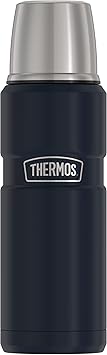 THERMOS进口代理批发 THERMOS 不锈钢特大号真空隔热紧凑型奶瓶，16 盎司，午夜蓝色