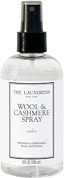 The Laundress进口代理批发 The Laundress 羊毛和羊绒织物喷雾，羊毛除皱喷雾，室内装饰和亚麻喷雾，织物清新剂，雪松香味，8 液体盎司