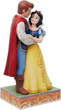 酷牌库|商品详情-Enesco进口代理批发 Enesco Disney Traditions by Jim Shore 白雪公主和最美丽的王子爱情雕像，7.625 英寸，多色