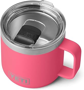 YETI进口代理批发 YETI Rambler 14 盎司马克杯，真空隔热，不锈钢，带 MagSlider 盖，不锈钢