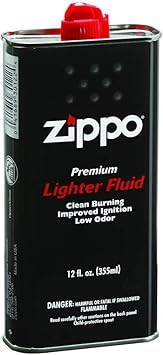 Zippo进口代理批发 Zippo 12FC 打火机液体，12 盎司，黑色