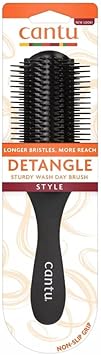 Cantu进口代理批发 CANTU Detangle BrushDetangle 坚固的洗涤日刷（包装可能有所不同）