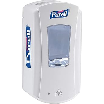 Purell进口代理批发 PURELL LTX-12 非接触式洗手液分配器，白色，适用于 PURELL LTX-12 1200 mL 洗手液补充装（1 件装） - 1920-01