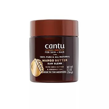 Cantu进口代理批发 Cantu Skin Therapy 保湿原混合物身体黄油芒果油乳木果油和椰子油，5.5 盎司