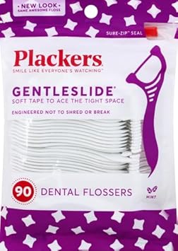 酷牌库|商品详情-Plackers进口代理批发 Plackers Gentleslide 牙线器，90 片