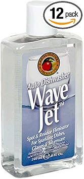 ECOS进口代理批发 地球友好型产品 Wave Jet 自动餐具清洁剂，8 盎司瓶（12 件装）