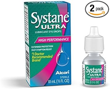 Systane进口代理批发 Systane Balance 润滑剂滴眼液，修复配方，（0.33 液体盎司 ea）（双装）