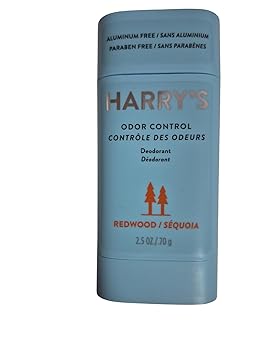 Harry's进口代理批发 Harry's 异味控制除臭剂，红木香味，2.5 盎司，不含铝，不含对羟基苯甲酸酯