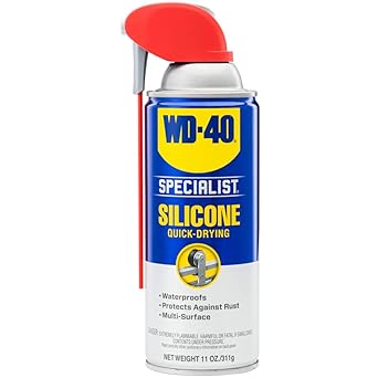 酷牌库|商品详情-WD-40进口代理批发 WD-40 专业干润滑油，带智能吸管喷雾 2 路，10 盎司，专业硅酮润滑剂，带智能吸管喷雾 2 路，11 盎司