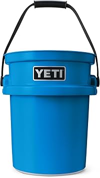 YETI进口代理批发 YETI Loadout 5 加仑水桶，抗冲击钓鱼/实用水桶，Big Wave 蓝色