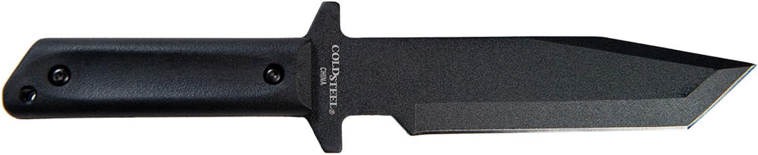 酷牌库|商品详情-Cold Steel进口代理批发 Cold Steel GI Tanto 7 英寸耐用 1055 碳钢固定刀片战术户外投掷刀，5 英寸手柄，带聚丙烯鳞片，一体式 Quillon 防护罩，耐腐蚀安全护套