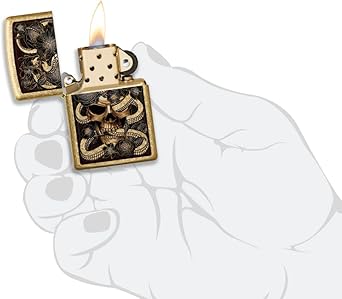 酷牌库|商品详情-Zippo进口代理批发 Zippo 骷髅打火机