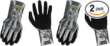 Mechanix Wear进口代理批发 Mechanix Wear SpeedKnit Bones Graphx 系列（小号/中号，黑色/白色）（2 件装）