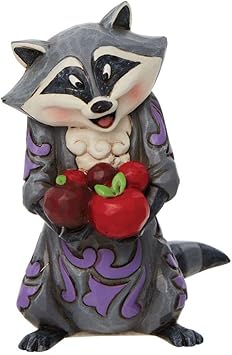 Enesco进口代理批发 Enesco Disney Traditions Meeko 迷你雕像，3.25 英寸，多色，树脂，碳酸钙